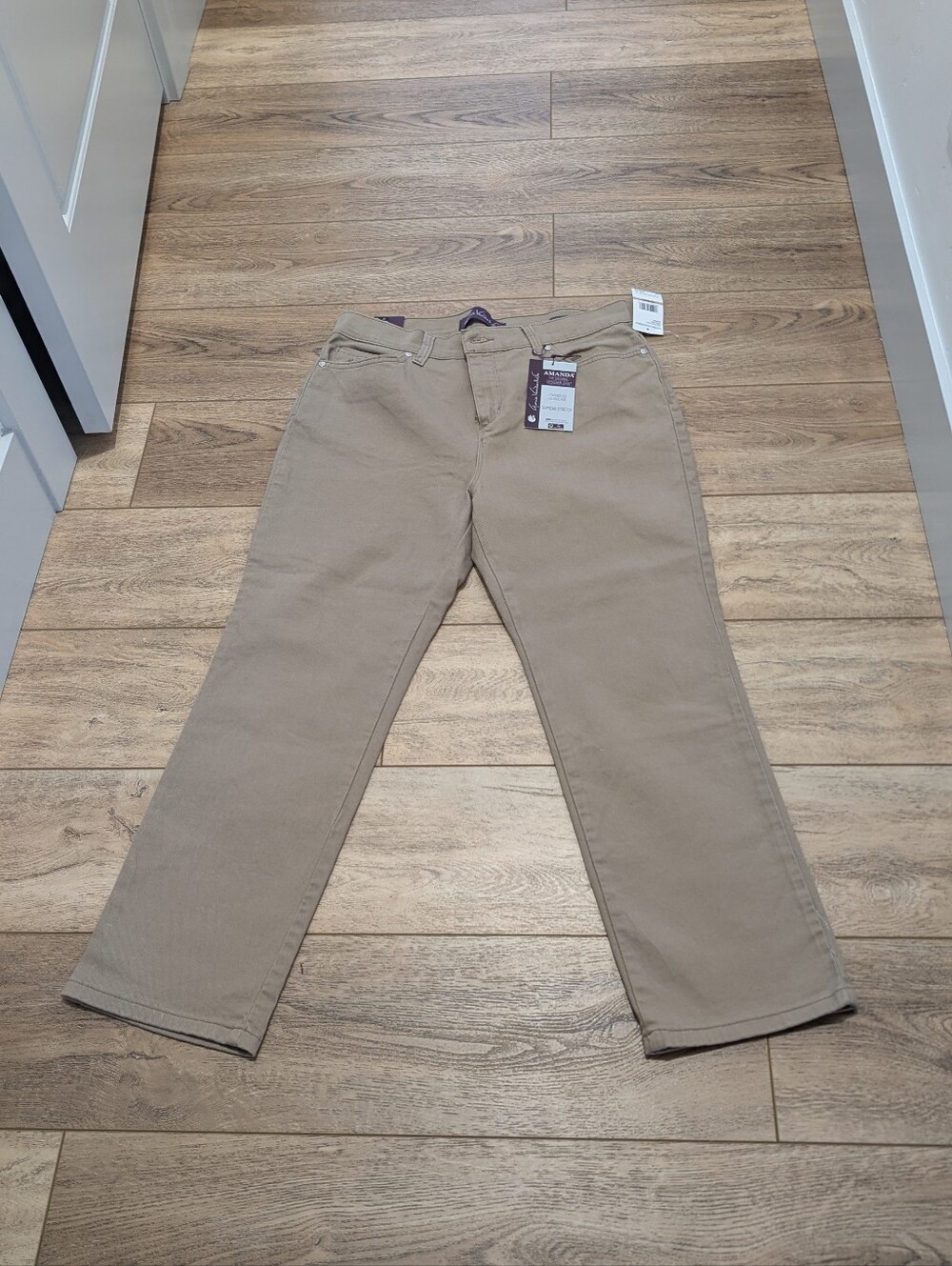 Women's Slim Straight Khaki Pants